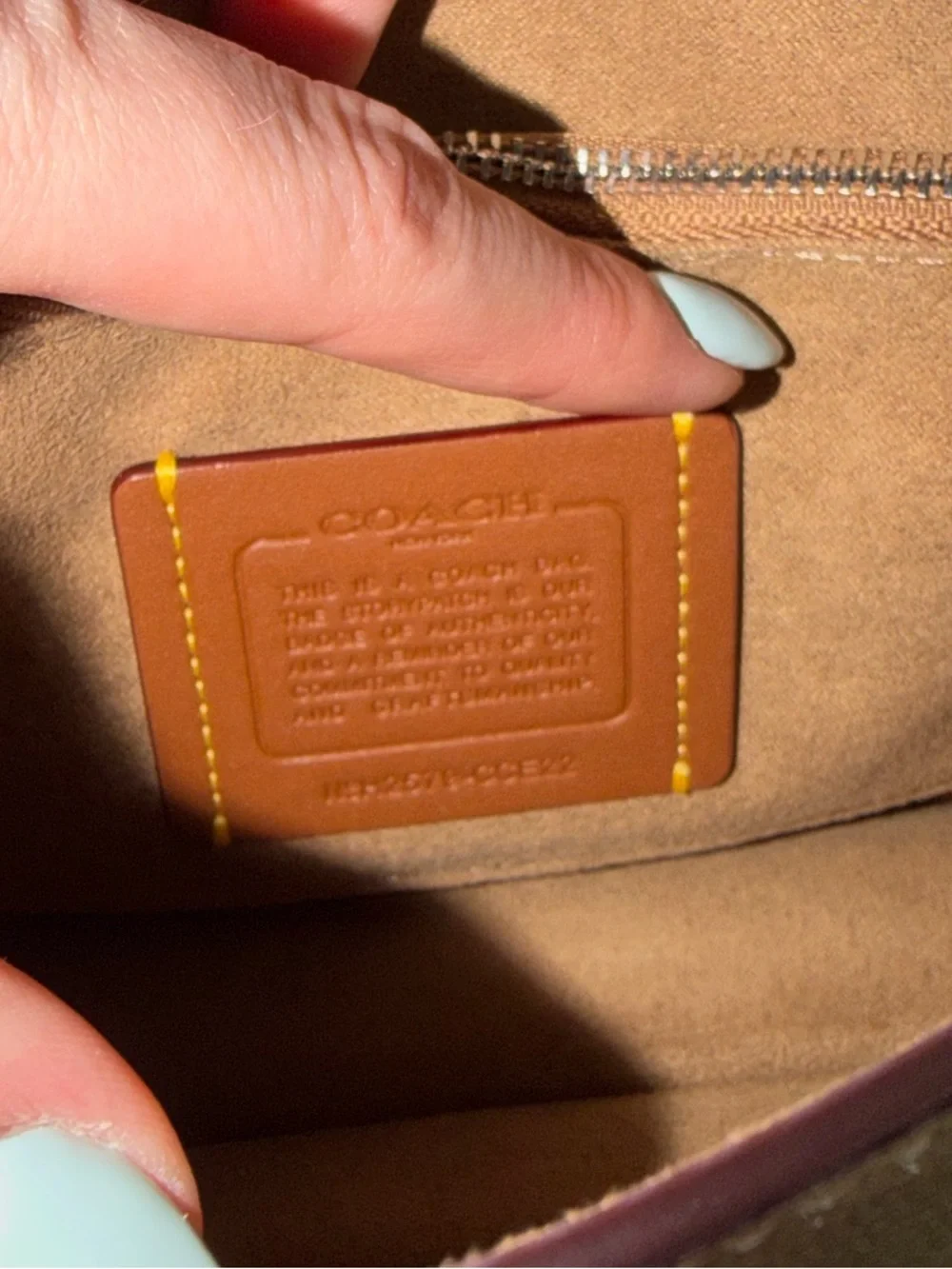 Coach Courtney Top Handle Signature Canvas Bag Satchel with Crystal Buckle - Picture 12 of 16